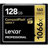 Lexar Media 128 GB Hukommelseskort Lexar Media Compact Flash Pro UDMA 7 128GB (1066x)