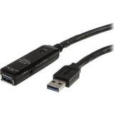 PVC - Skærmet - USB-kabel Kabler StarTech Active USB A - USB A M-F 3.0 3m