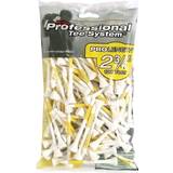 Gul Golftilbehør Pride Professional Pro Length Wooden Tees 69mm 100-pack