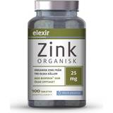 Elexir Pharma Vitaminer & Mineraler Elexir Pharma Zink 25mg 100 stk