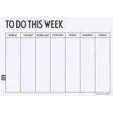 Uge Kalendere Design Letters Weekly Planner