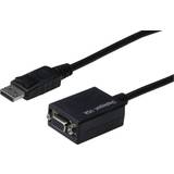 Digitus DisplayPort Kabler Digitus DisplayPort - VGA Adapter M-F 0.2m