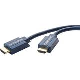 Blå - Guld - HDMI-kabler ClickTronic Casual HDMI - HDMI High Speed with Ethernet 7.5m