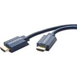 Blå - HDMI-kabler ClickTronic Casual HDMI - HDMI High Speed with Ethernet 5m