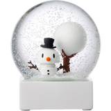 Glas - Hvid Julepynt Hoptimist Snowman Snow Globe Julepynt