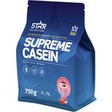 Kasein Proteinpulver Star Nutrition Supreme Casein Strawberry Milkshake 750g