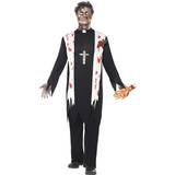 Nonner Dragter & Tøj Kostumer Smiffys Mens Zombie Priest Costume