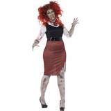 Smiffys Curves Zombie School Girl Costume