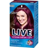 Glans Permanente hårfarver Schwarzkopf Live Color XXL L76 Ultra Violet