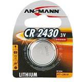 CR2430 - Litium Batterier & Opladere Ansmann CR2430