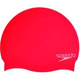Gul Badehætter Speedo Plain Moulded Silicone Beanie Jr