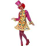 Cirkus & Klovne Dragter & Tøj Kostumer Smiffys Clown Lady Costume Multi-Coloured