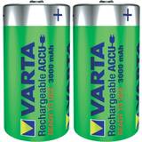 Batterier - C (LR14) Batterier & Opladere Varta Accu C 3000mAh 2-pack