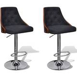Justerbare sæder - Polyester Barstole vidaXL 241056 2-pack Barstol 113cm