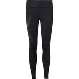 2XU Dame Tights 2XU Mid-Rise Compression Tights Women - Black/Dotted Reflective Logo
