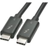 Lindy USB-kabel Kabler Lindy Thunderbolt 3 USB C-USB C 3.1 0.5m
