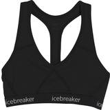 Icebreaker Nylon Tøj Icebreaker Sprite Racerback Sports Bra - Black
