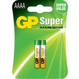 Batterier & Opladere GP Batteries 25A AAAA/LR61 Super 2-pack