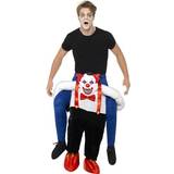 Herrer - Oppustelige kostumer Dragter & Tøj Kostumer Smiffys Sinister Clown Piggy Back Costume