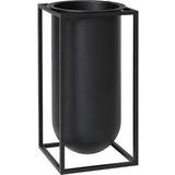 Metal Vaser Audo Copenhagen Kubus Lolo Black Vase 24cm