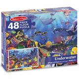 Kunstværk Gulvpuslespil Melissa & Doug Underwater Floor Puzzle 48 Pieces