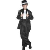 40'erne Udklædningstøj Smiffys Zoot Suit Costume Black