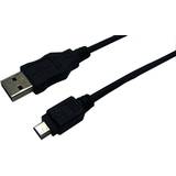 LogiLink USB-kabel Kabler LogiLink USB A - USB Mini-B 5-Pin 2.0 1.8m