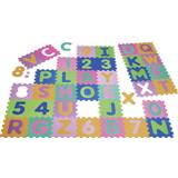 Gulvpuslespil Playshoes Soft Alphabet & Number with Play Mat 36 Pieces