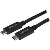 Nikkel - USB C-USB C - USB-kabel Kabler StarTech USB C-USB C 3.0 1m