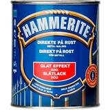 Metalmaling - Oliebaseret Hammerite Direct to Rust Smooth Effect Metalmaling Rød 0.25L