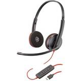 Poly On-Ear Høretelefoner Poly Blackwire C3220 USB-C