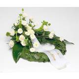 Hvid Afskårne blomster Blomster til begravelse & kondolense Krans I Hvid