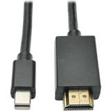 HDMI aktiv - Nikkel Kabler Tripp Lite HDMI - DisplayPort Mini M-M 1.8m