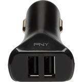 PNY Batterier & Opladere PNY Dual Port Car Charger