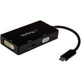 DVI Kabler StarTech USB C-HDMI/DVI/VGA Multiport Adapter