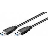 Han - Han - USB A-USB A - USB-kabel Kabler Goobay USB A - USB A 3.0 1.8m