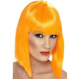 Orange Parykker Smiffys Glam Wig Neon Orange