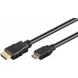 HDMI-kabler - High Speed with Ethernet (4K) - Standard HDMI-standard HDMI Goobay 31933-GB HDMI - Mini HDMI 3m