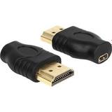 DeLock HDMI A - HDMI Micro D HIgh Speed with Ethernet Adapter M-F