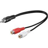 Wentronic Kabler Wentronic RCA-2RCA M-F 0.2m