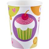 Amscan Paper Cup Cupcake 250ml 8-pack