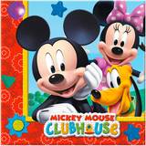 Disney Tallerkener, Glas & Bestik Disney Napkins Musses Clubhouse 20-pack