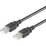 Han - Han - USB A-USB A - USB-kabel Kabler Wentronic Hi-Speed USB A-USB A 2.0 3m
