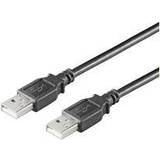 Han - Han - USB A-USB A - USB-kabel Kabler Wentronic Hi-Speed USB A-USB A 2.0 1.8m