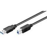 Wentronic USB-kabel Kabler Wentronic SuperSpeed USB A-USB B 3.0 5m
