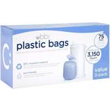 Ubbi Pleje & Badning Ubbi Plastic Bags 75-pack