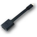 Dell Rund - USB-kabel Kabler Dell USB-C - USB-A 3.0 0.1m