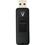 V7 USB 3.0/3.1 (Gen 1) Hukommelseskort & USB Stik V7 VF232GAR-3E 32GB USB 2.0