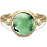 Julie Sandlau Krystal Ringe Julie Sandlau Prime Ring - Gold/Green