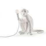 Seletti Sort Lamper Seletti The Monkey Sitting Version Bordlampe 32cm